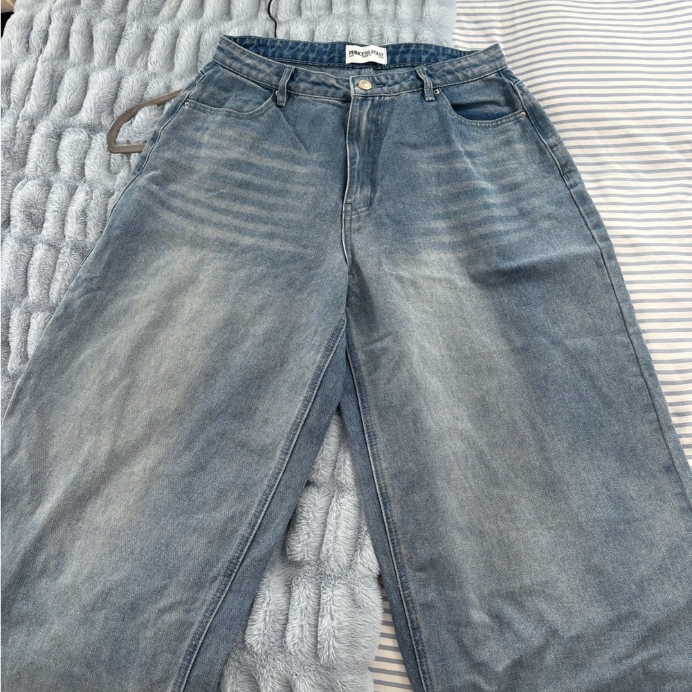 Naylor Mid Rise Wide Leg Jean - Picture 4 of 6